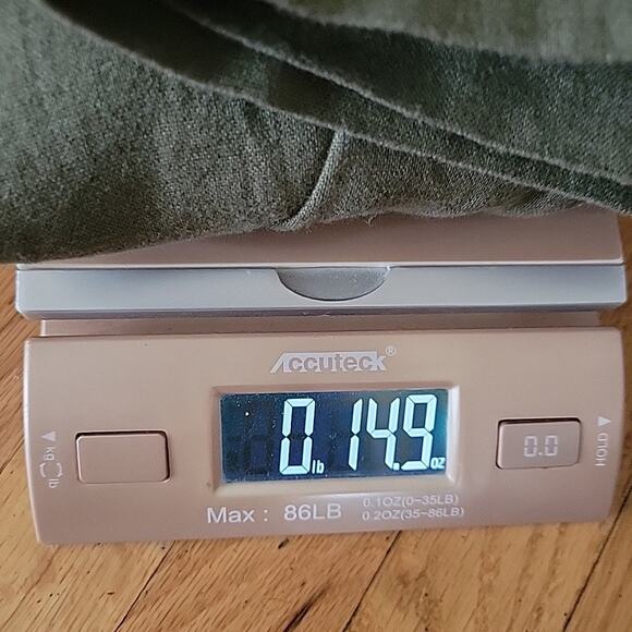 Coldwater Creek Wide Leg High Rise Linen Pants Olive Green Beachy Boho Lagenlook - Picture 12 of 12